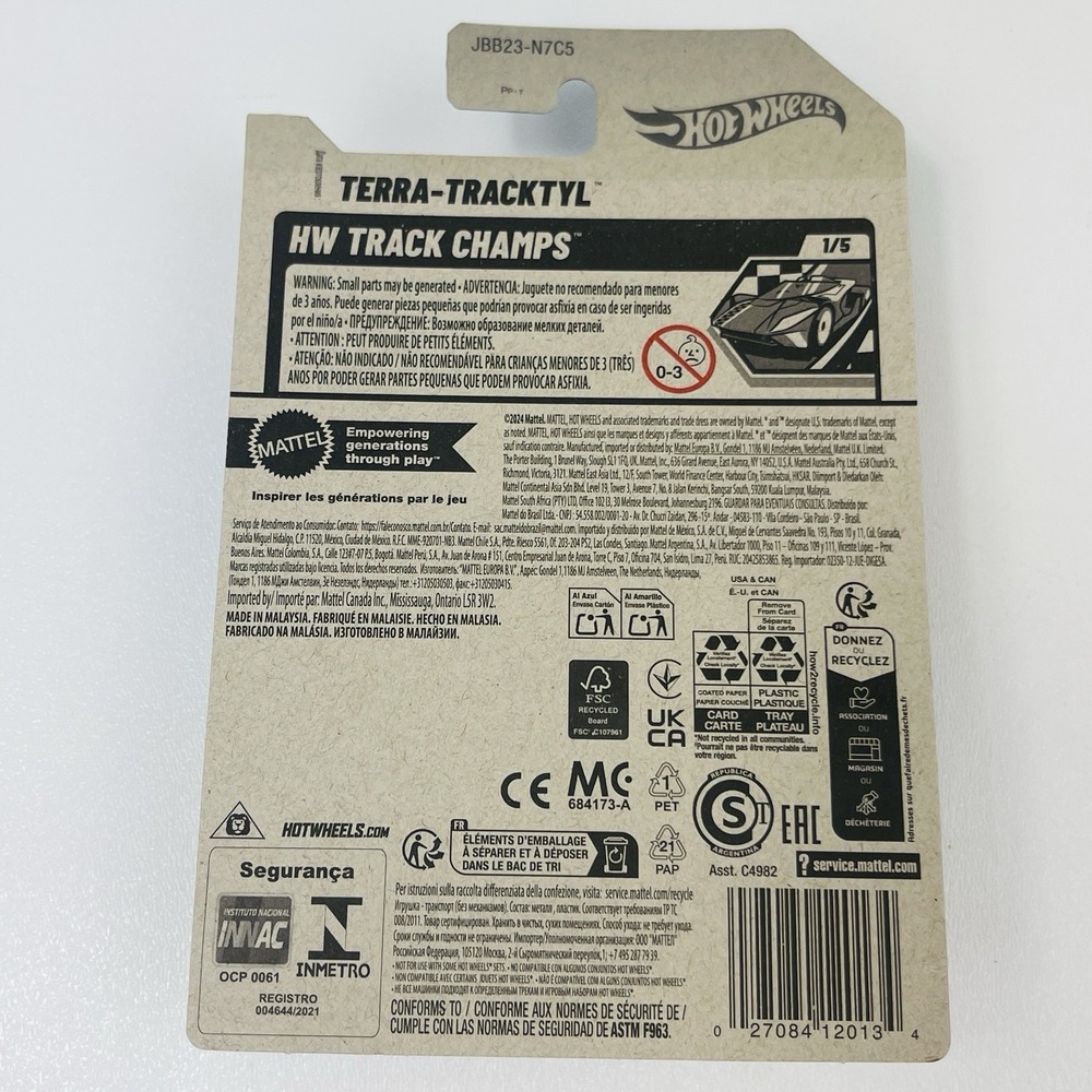 Hot Wheels Terra Tracktyl White Mattel 204/250 2025 HW Track Champs - Picture 3 of 9